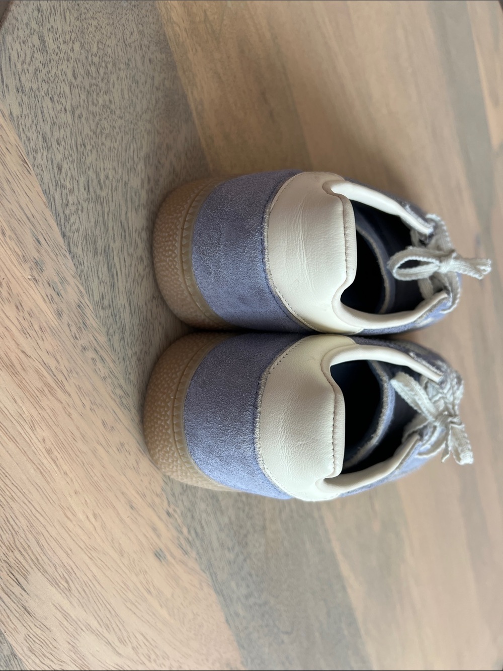 adidas Gazelle Suede Sneakers in Light Blue and White - Picture 3 of 4